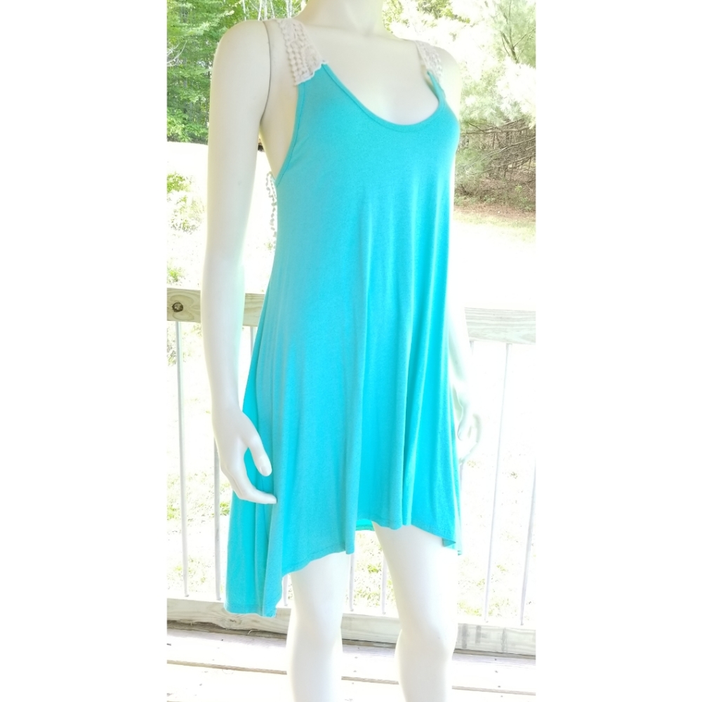 Knit Dress W/ Crochet Back Detail, Sleeveless - Picture 14 of 14